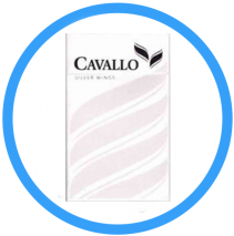 Сигареты "Cavallo" Silver touch (серый)